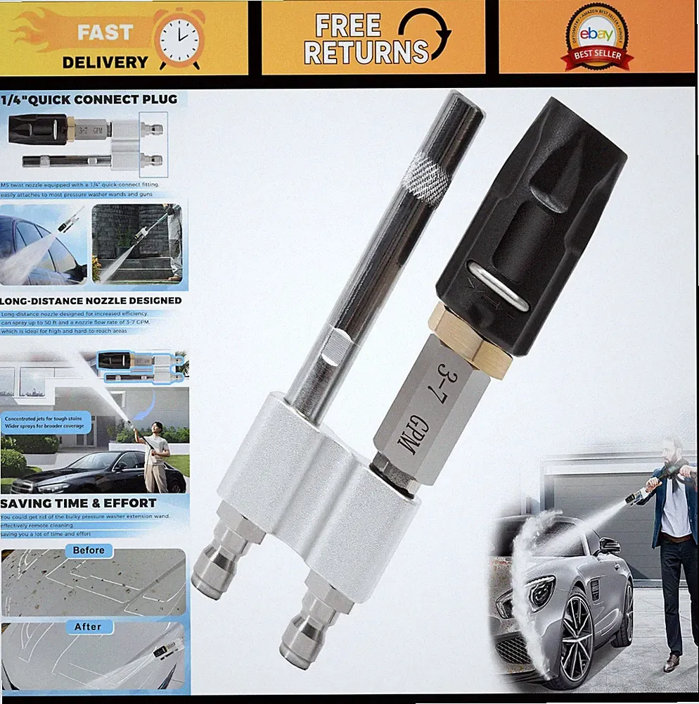 long range soap nozzle for pressure washer