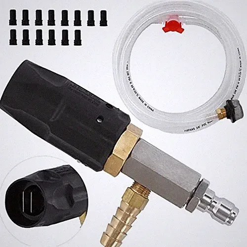 Adjustable Pressure Washer Long Range Nozzle, 15 FT 15 FT Hose: 3-3.5 gallon