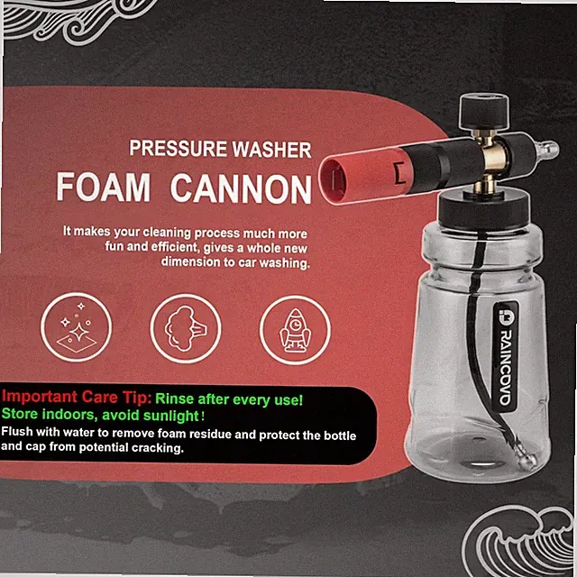 Adjustable Soap Cannon for Pressure Washer - Quick Connect