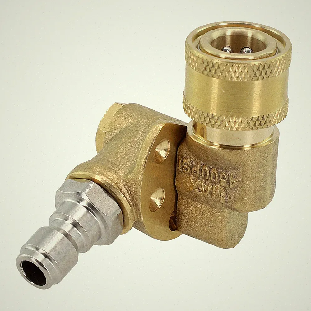 Advanced Swivel Coupler for High Pressure Washer Cleaning in Different Angles