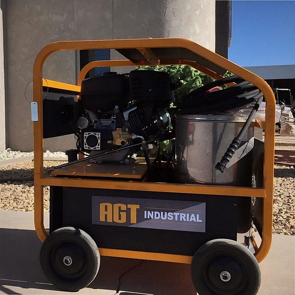 AGT 4000 PSI Hot Water High Pressure Washer Machine 4 GPM 13 HP Gasoline burner