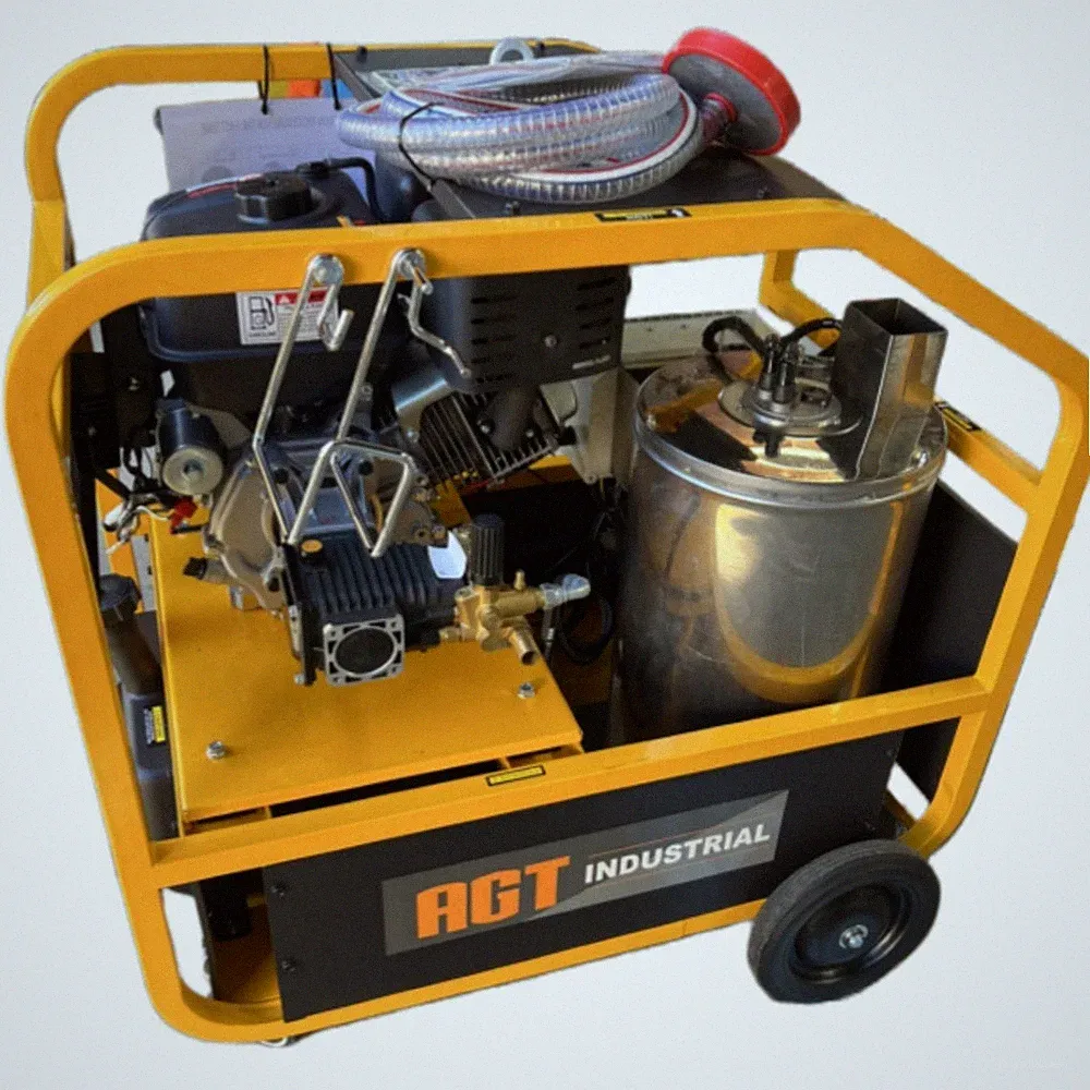 AGT 4000 PSI Hot Water Pressure Washer 13HP Gas Units - Diesel-fired Burner