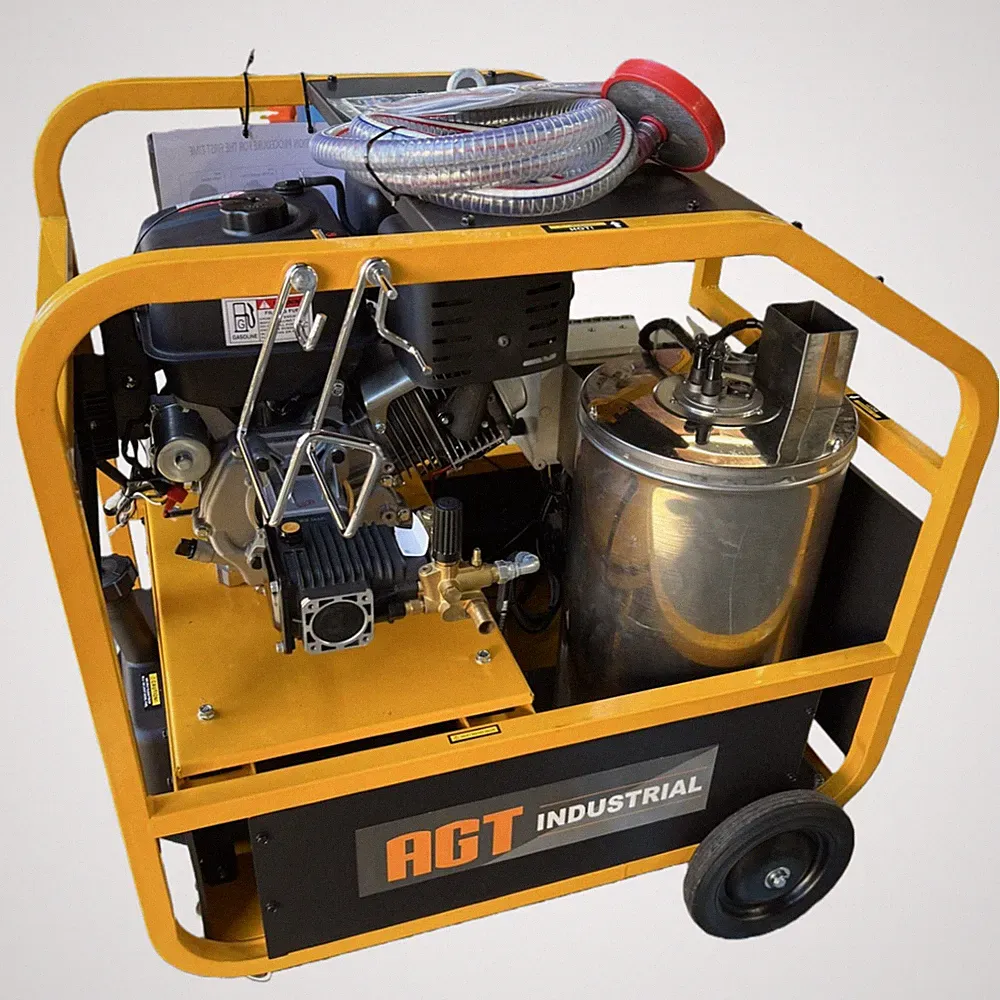 AGT 4000PSI 4GPM Hot Water High-Pressure Washer 13HP Gasoline Engine w/33ft Hose