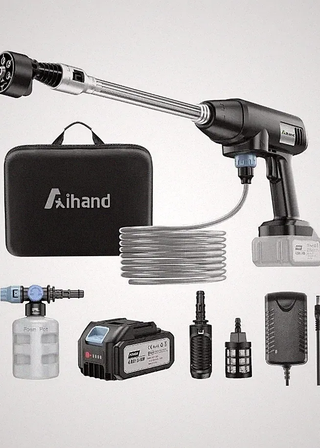 Aihand Cordless Pressure Washer, 652PSI Portable Power Cleaner with Rechargeable