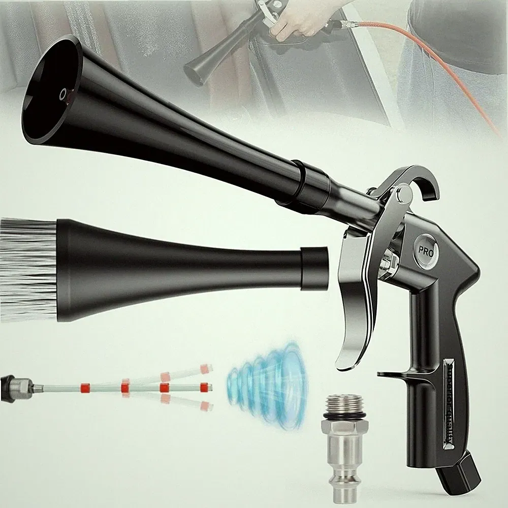 Air Cleaning Gun High Pressure Blow Dust Car Interior Detailing Tool US