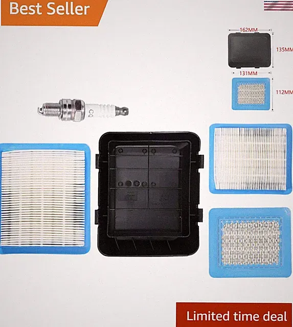 Air Filter & Cleaner Cover Set for Honda Engine Pressure Washer Maintenance