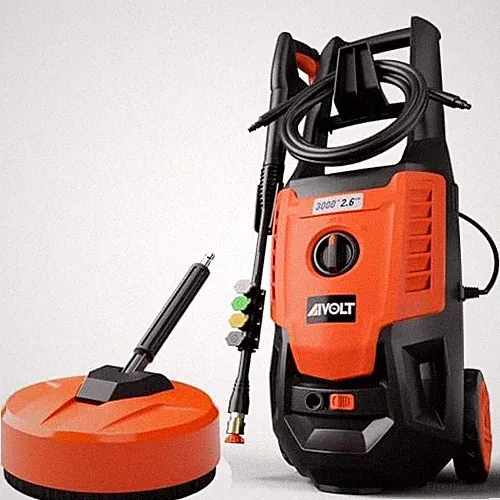 AIVOLT ELECTRIC PRESSURE WASHER WITH 12" PRESSURE WASHER SURFACE - ORANGE/BLACK