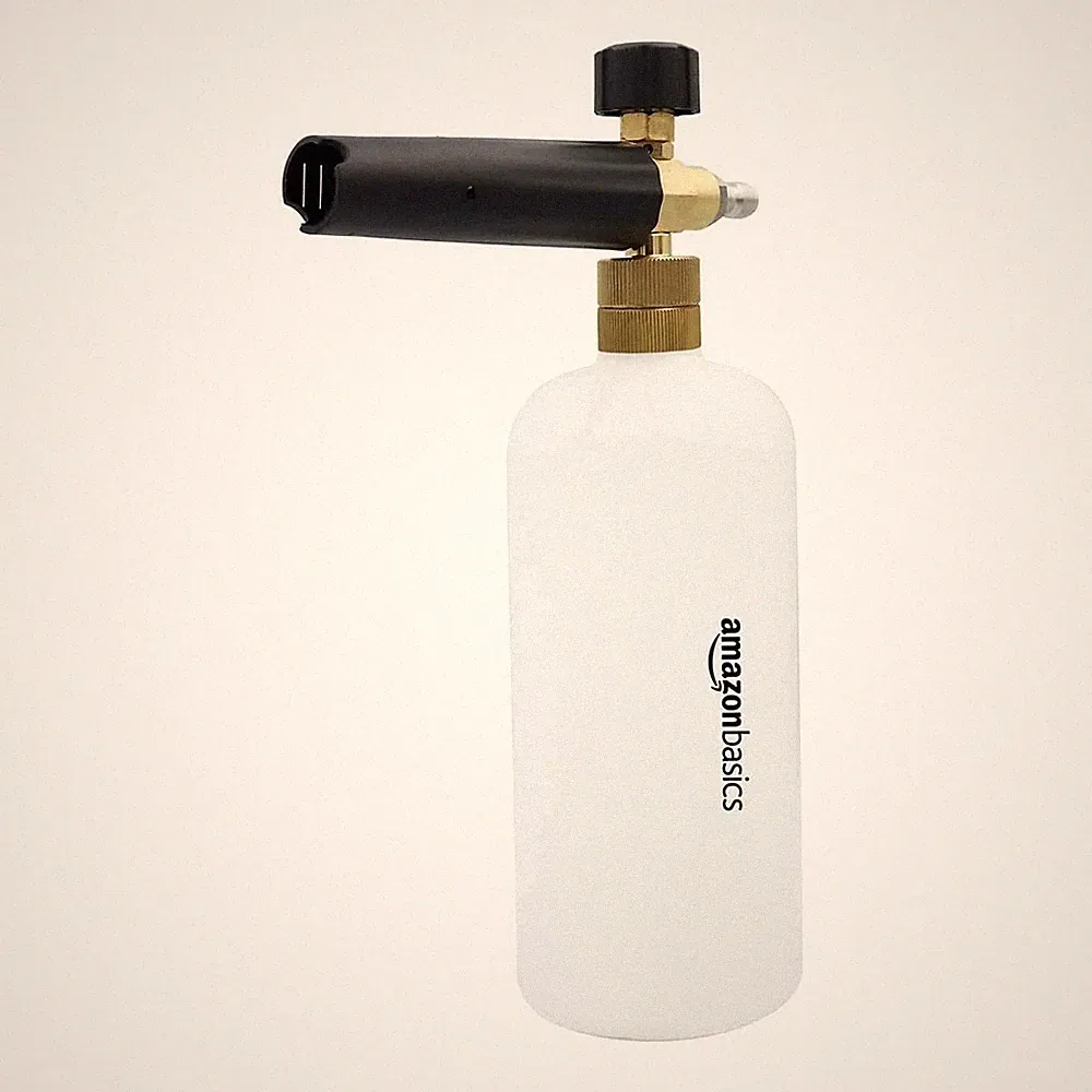 Amazon Basics Foam Cannon with 1/4-Inch Quick Connector for Pressure Washer, Sno