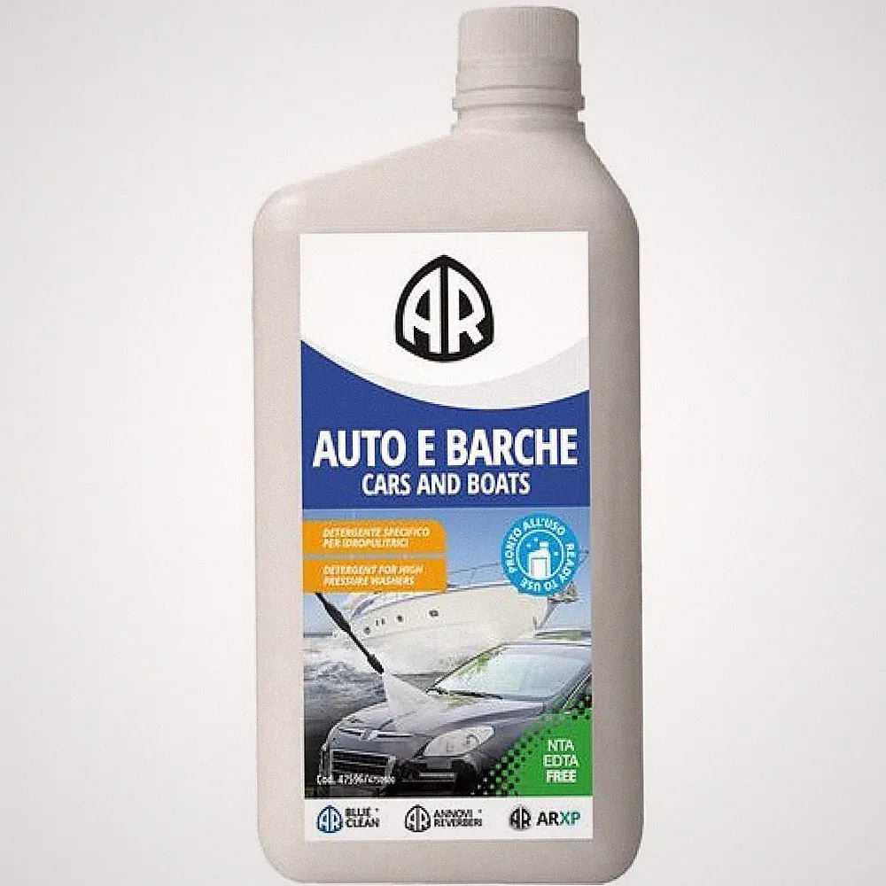 Annovi Reverberi AR BLUE CLEAN Pressure Washer Detergent for Cars Boats 1Lt