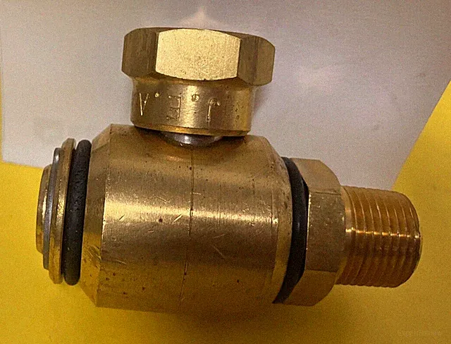Annovi Reverberi AR7030 PressureWasher Brass Swivel 90 Deg. 3/8M x 3/8F 3000 PSI