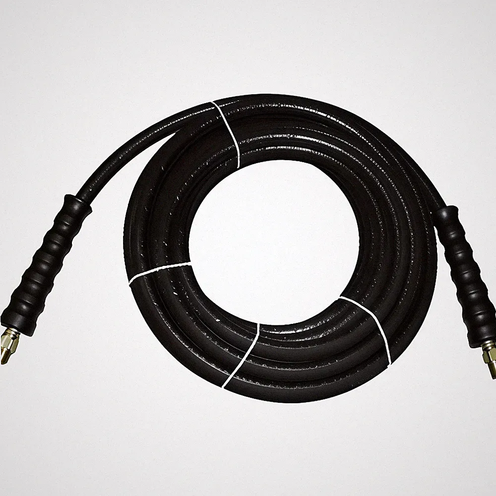 AR Annovi Reverberi 50ft Braided Rubber Pressure Washer Hose 4000 PSI 3/8"