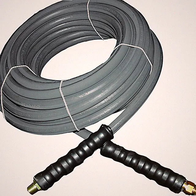 AR Annovi Reverberi AR503840-GRY 50ft 3/8" 4000PSI Steel Braided Hose Gray