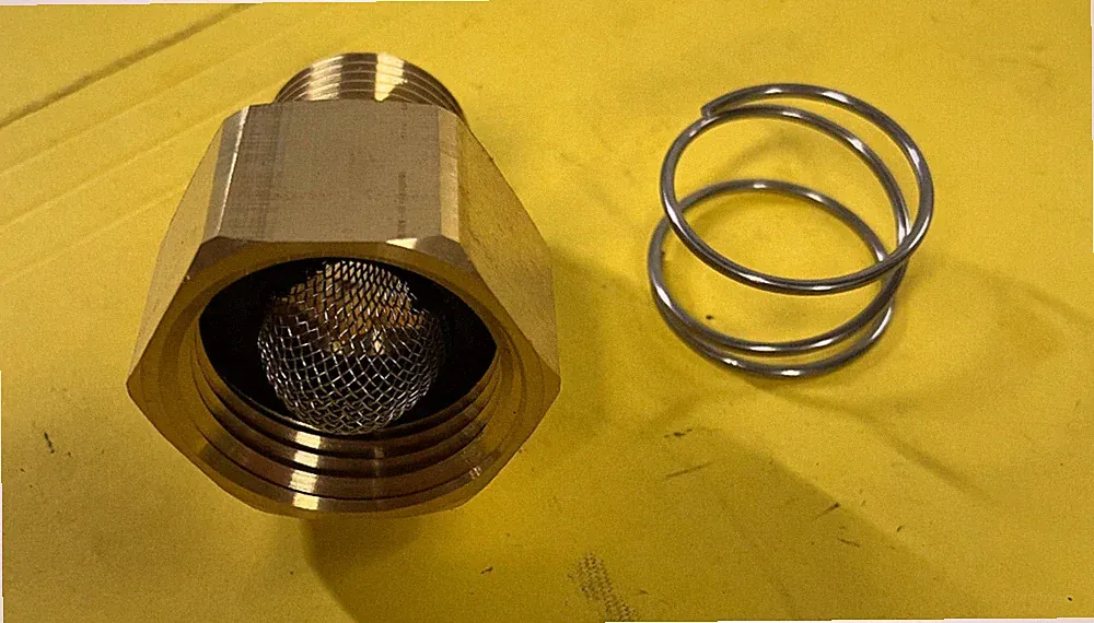AR ANNOVI REVERBERI Brass Garden Hose Adaptor W/ Screen/Washer AR7370