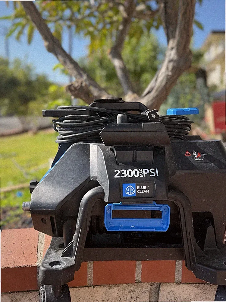 AR Blue Clean 2300 PSI Corded Electric Cold Water Pressure Washer, Casters