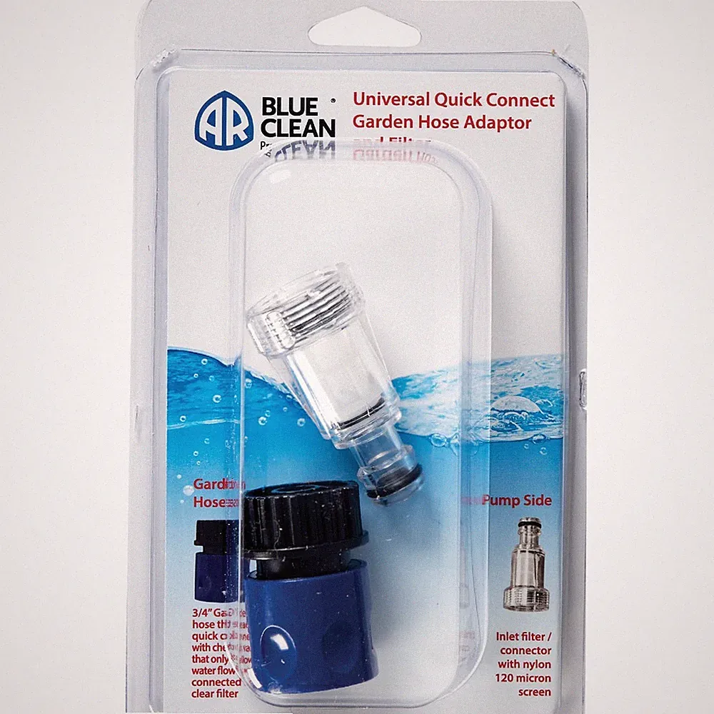 AR Blue Clean 3/4 Pressure Washer Quick Connect Socket Kit with Filter AR Blue