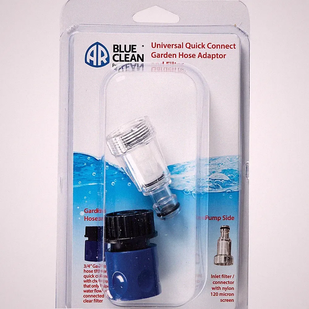 AR Blue Clean 3/4 Pressure Washer Quick Connect Socket Kit with Filter AR Blue