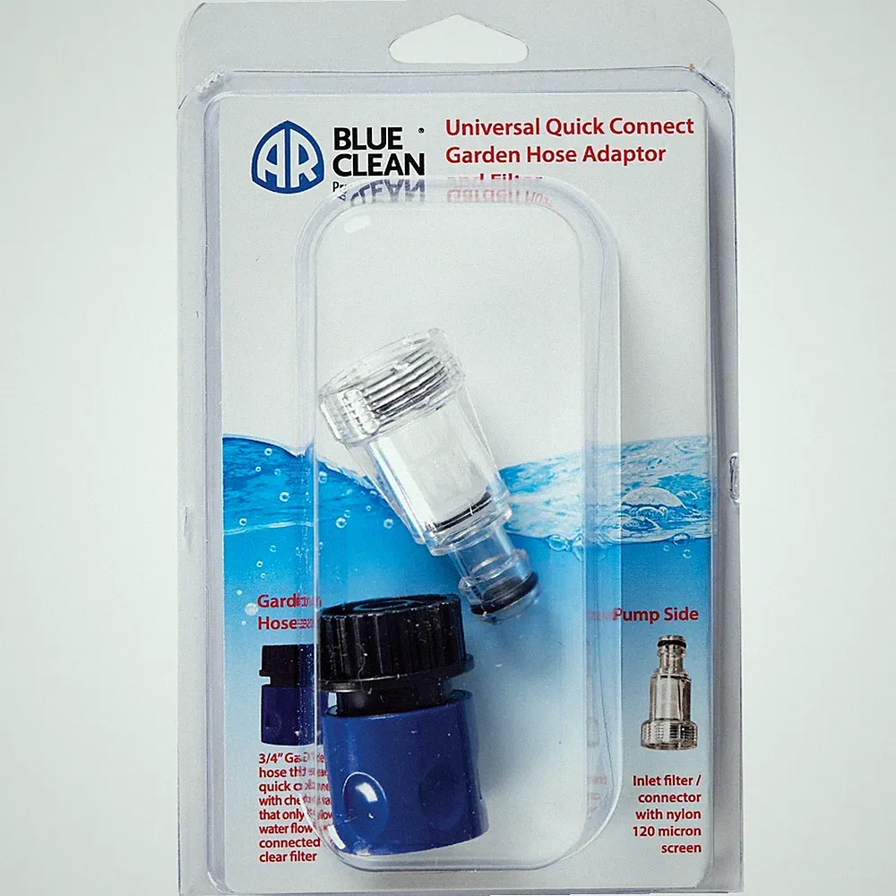 AR Blue Clean 3/4 Pressure Washer Quick Connect Socket Kit with Filter AR Blue