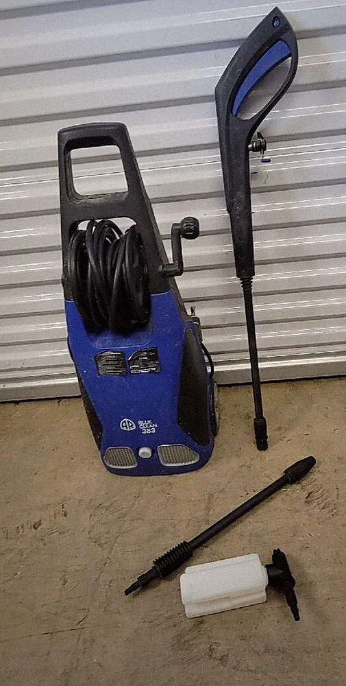 AR Blue Clean AR383 Electric Pressure Washer, Spray Gun