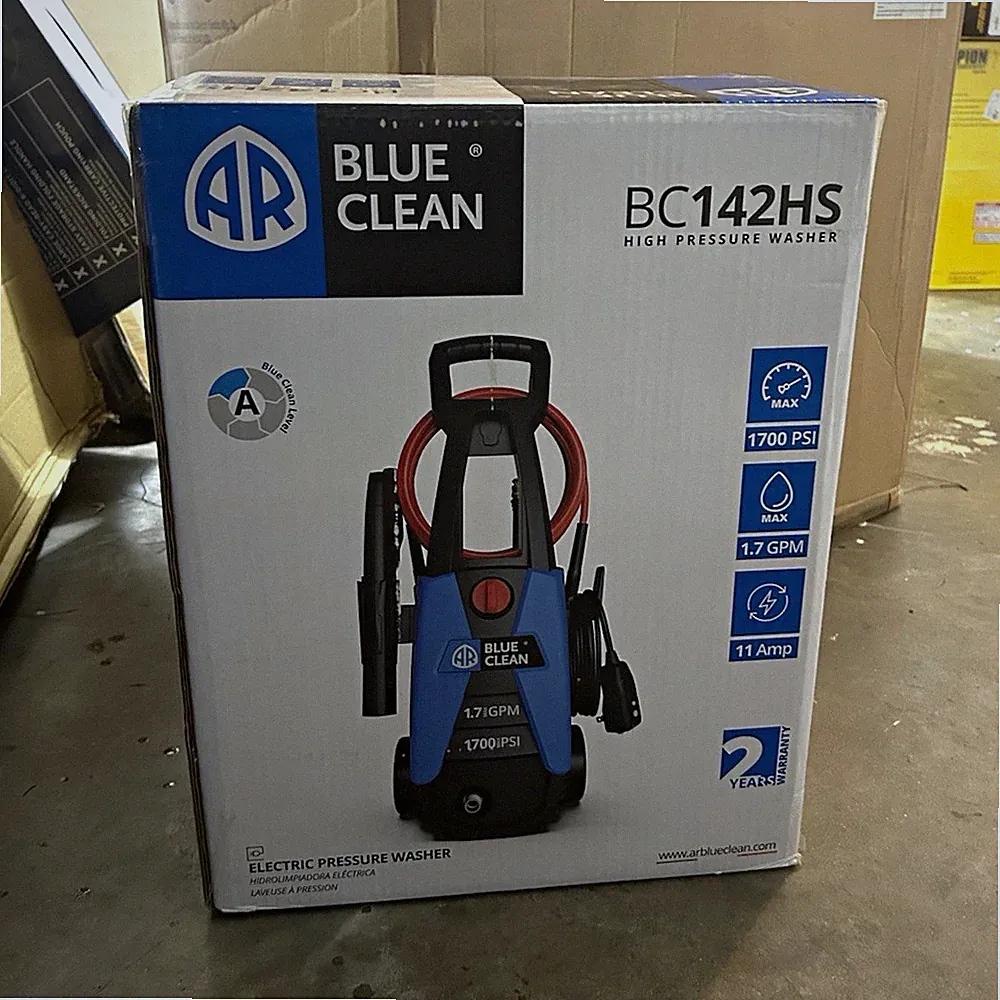 AR Blue Clean BC142HS 1700 PSI 1.7 GPM Corded Electric Washer w/ Hose Gun