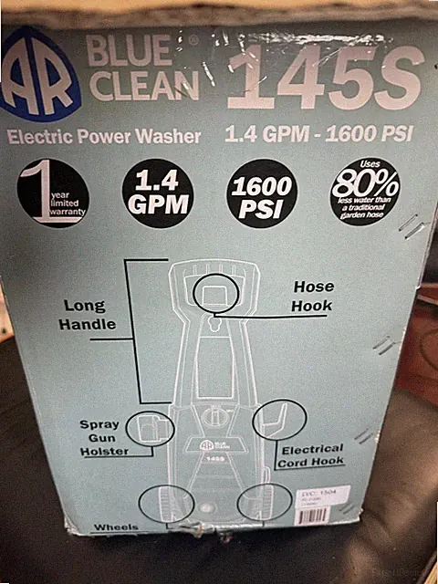 AR Blue Clean Electric power washer 145S 1.4 GPM-1600 psi