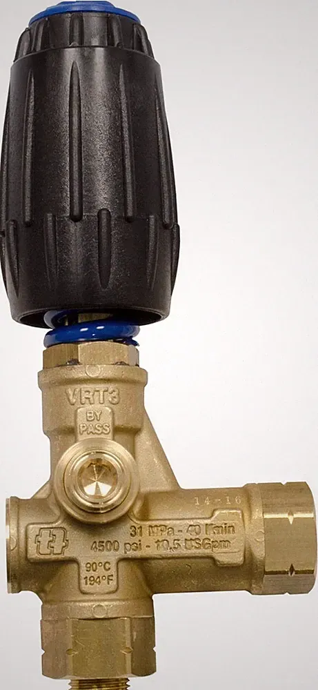 AR Blue Clean Vrt3-250Ez Pressure Washer Unloader 3650 Psi Knob Ez Start Brass