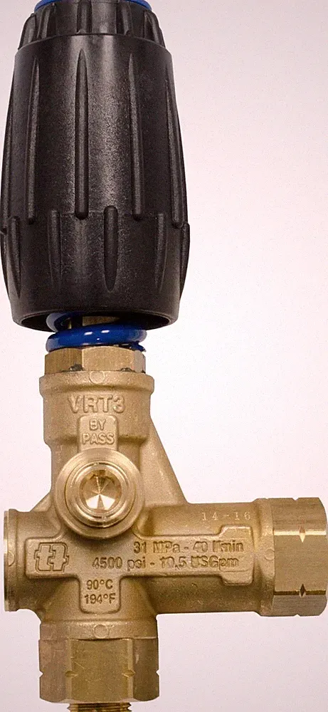 AR Blue Clean Vrt3-250Ez Pressure Washer Unloader 3650 Psi Knob Ez Start Brass