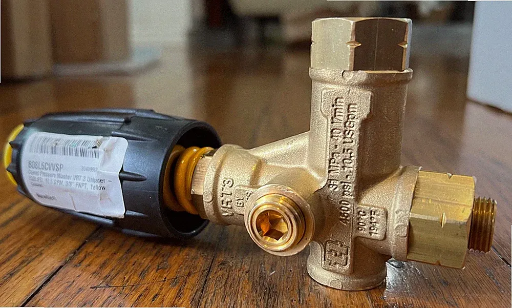 AR Blue Clean VRT3 Unloader Valve Pressure Washer Pump Regulator Brass