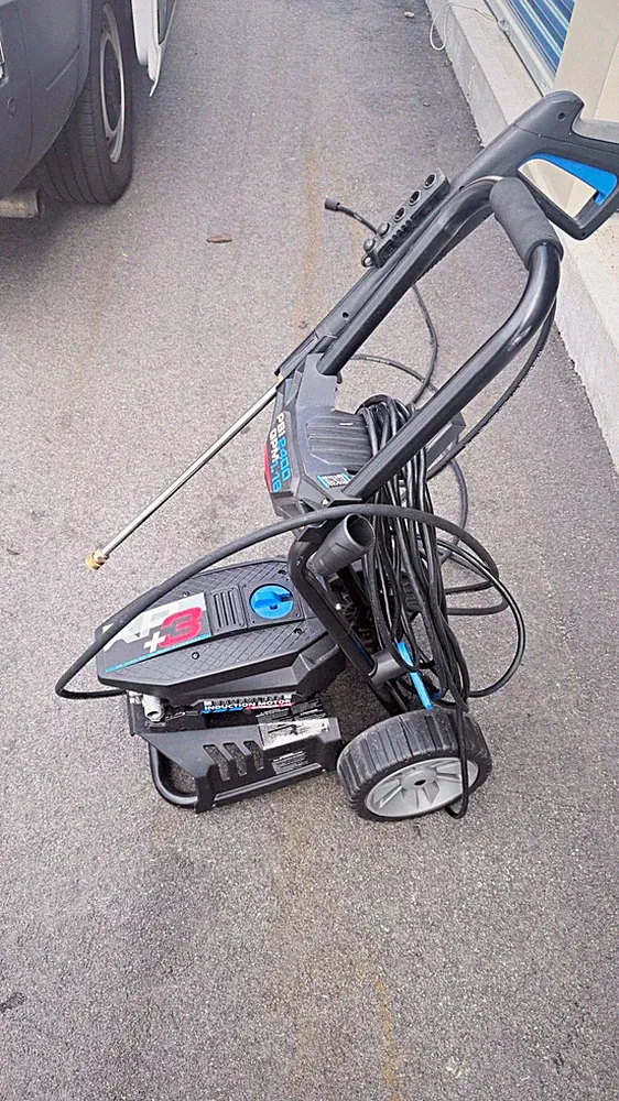 AR Blue Clean X+3 Electric Pressure Washer 2400 PSI 1.16 GPM Wheeled w/Wand Hose