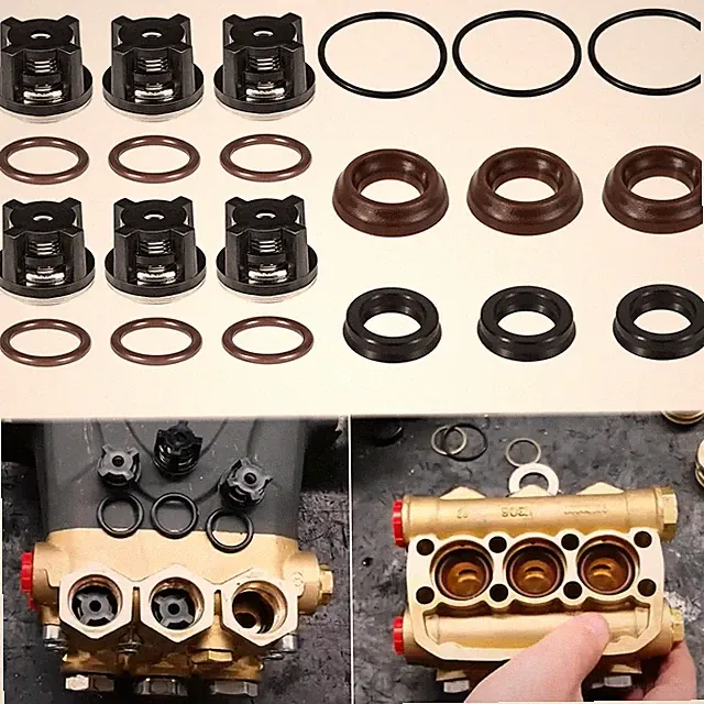 AR1828 Check Valve + AR1857 Packing Kit For Annovi Reverberi 18mm XR RK RKA RKV