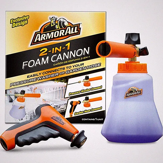 Armor All 2-in-1 Foam Cannon Kit, Car Cleaning Kit Connects to Power Washers