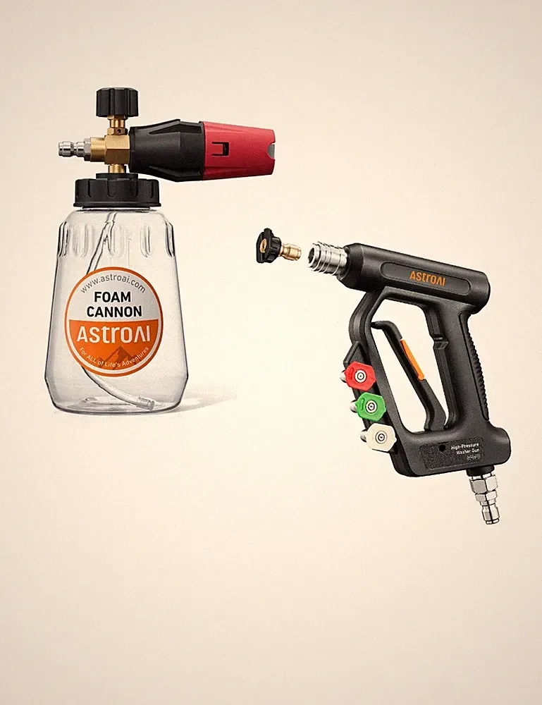 AstroAI Short Pressure Washer Gun and Foam Cannon for