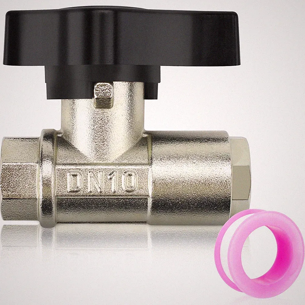 Ball Valve DN10 for Pressure Washing, 3/8" Ball Valve for Pressure Washer Gun...