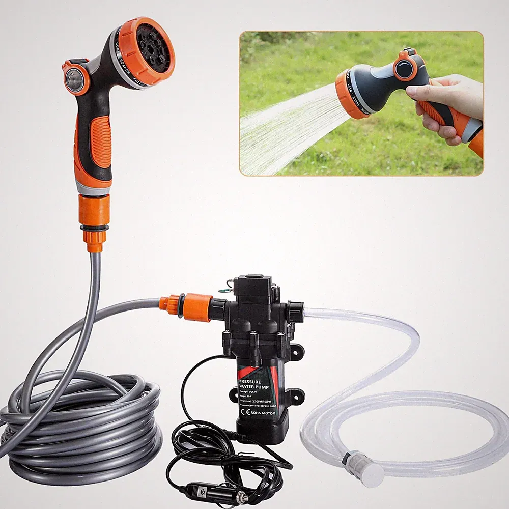 Bang4buck Portable Intelligent Electric Pressure Washer Pump 120W 80PSI 12V