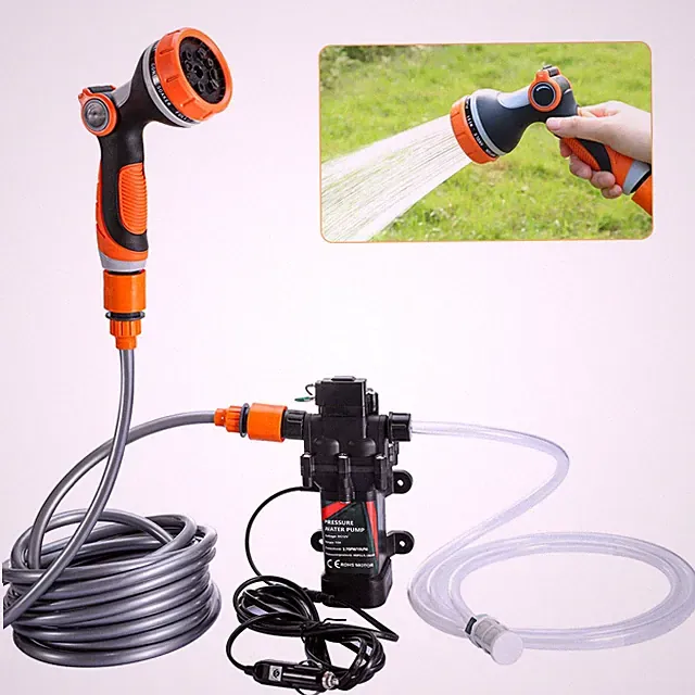 Bang4buck Portable Intelligent Electric Pressure Washer Pump 120W 80PSI Black
