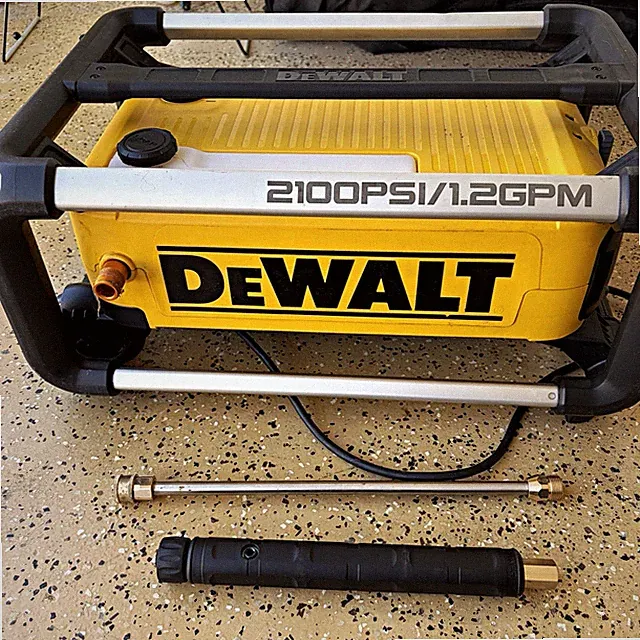 BASE ONLY DEWALT DWPW2100 Cold Water Electric Pressure Washer 2100 PSI 1.2 GPM