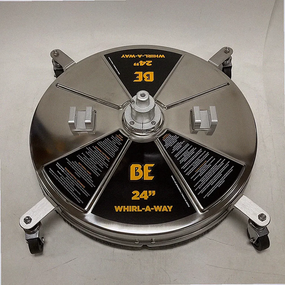 BE 24" Whirl-A-Way Stainless Steel Pressure Washer Surface Cleaner 5000 Psi NEW