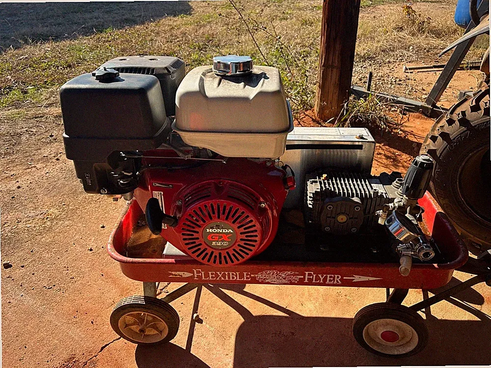 BE 3000PSI - 5 GPM sewer jetter/ pressure washer belt driven includes 200’ hose
