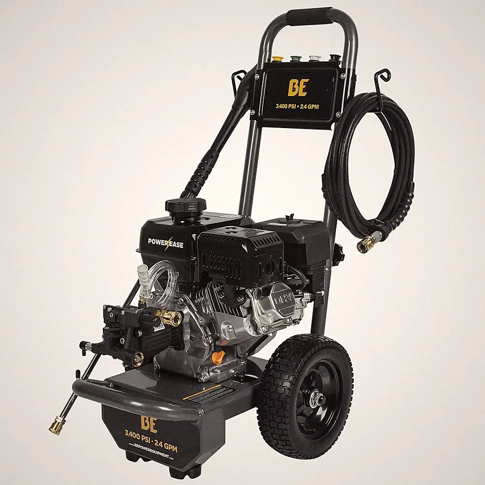 BE Power 3400 PSI 2.4 GPM Gas Pressure Washer