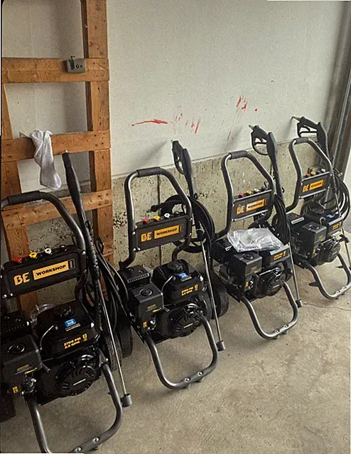 BE Power Equipment 2,700 PSI 9.5 LPM (2.5 GPM) Gas Pressure Washer