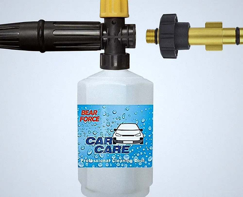 BEAR FORCE Car Pressure Washer Brass Foam Cannon Generator with 1/4” Connector