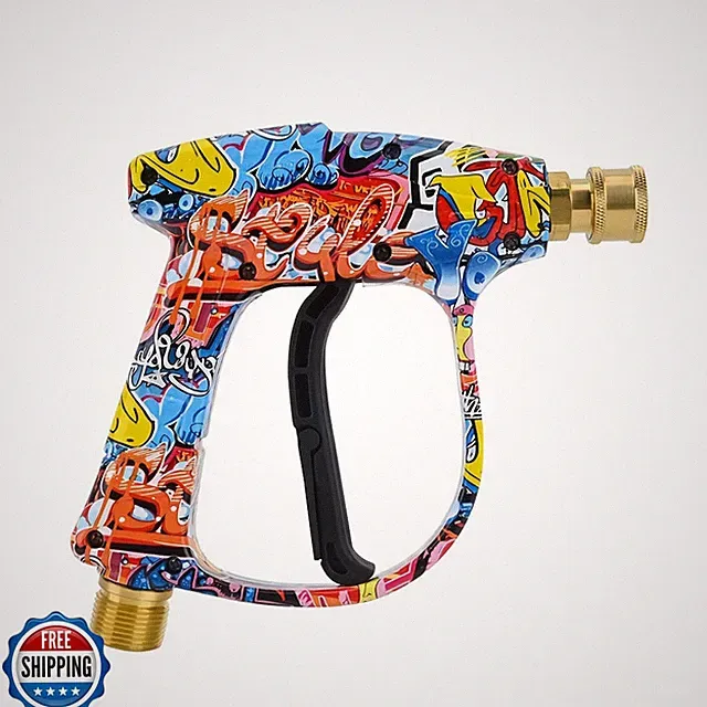Bear Force High Pressure Washer Gun 3000 PSI Max, Power Washer Short Gun M22