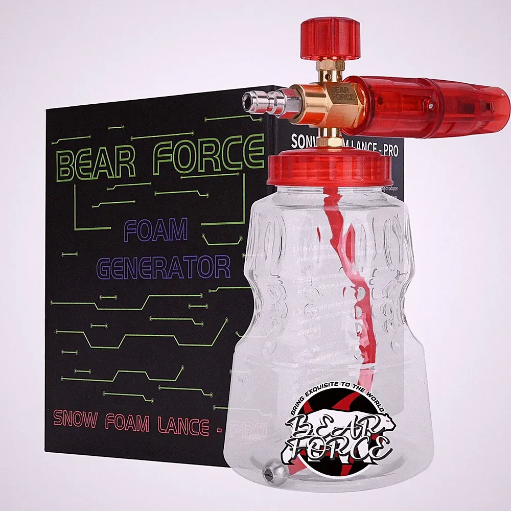 BEAR FORCE Pressure Washer Brass Foam Cannon Foam Generator Snow Foam Lance w...
