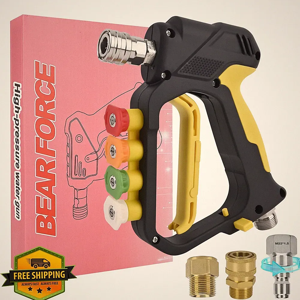 BEAR FORCE Pressure Washer Gun 5 Tips Set