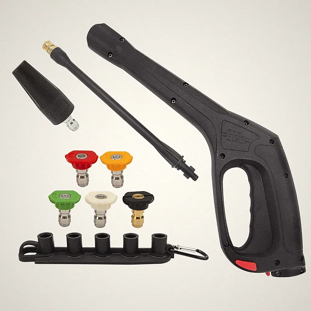 Bear Force Replacement Pressure Washer Spray Gun with Turbo Nozzle & 5 Spray...