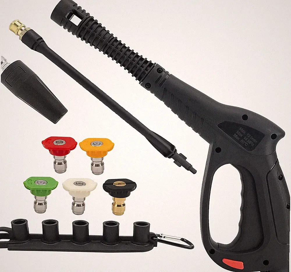 Bear Force Replacement Pressure Washer Spray Gun with Turbo Nozzle & 5 Spray...