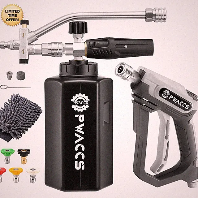 Big Mouth Pressure Washer Foam Gun Kit 4000 PSI Car Wash Foam Cannon