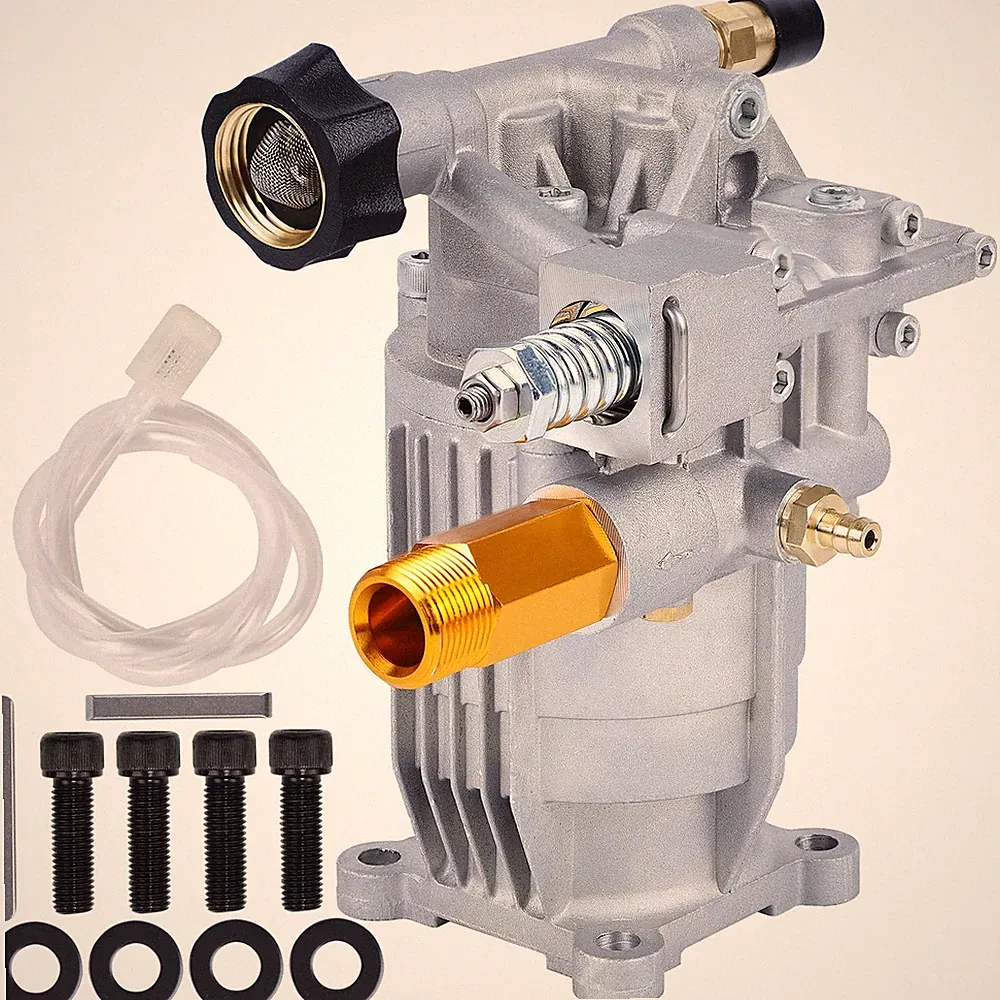 Biswing Pressure Washer Pump 3/4" Shaft 3400 PSI 2.5 GPM for Cold Water Gas
