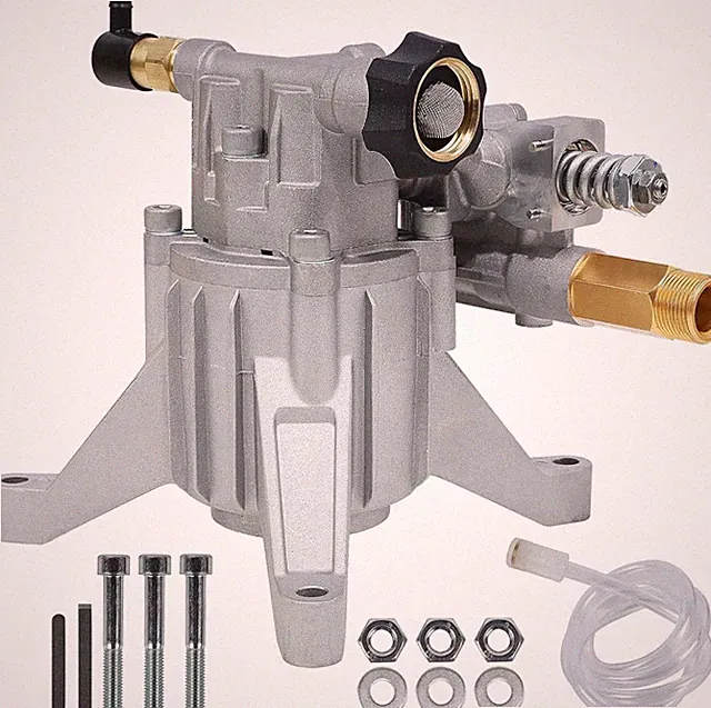 Biswing Pressure Washer Pump 3400 PSI Max 2.5 GPM 7/8" Shaft Vertical Plunger Re