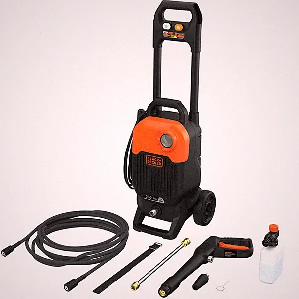 Black & Decker BEPW2000 2,000 PSI 1.2 GPM Electric Cold Water Pressure Washer