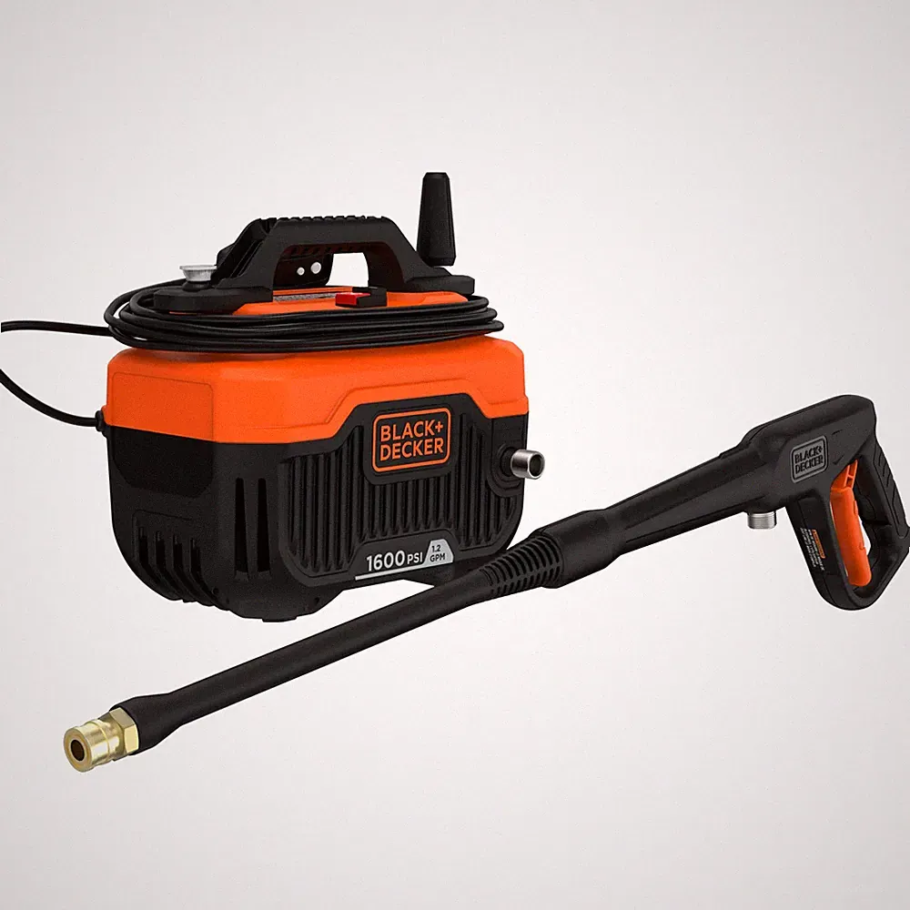 BLACK+DECKER Electric Cold Water Pressure Washer (1,600 Max PSI)- BEPW1600
